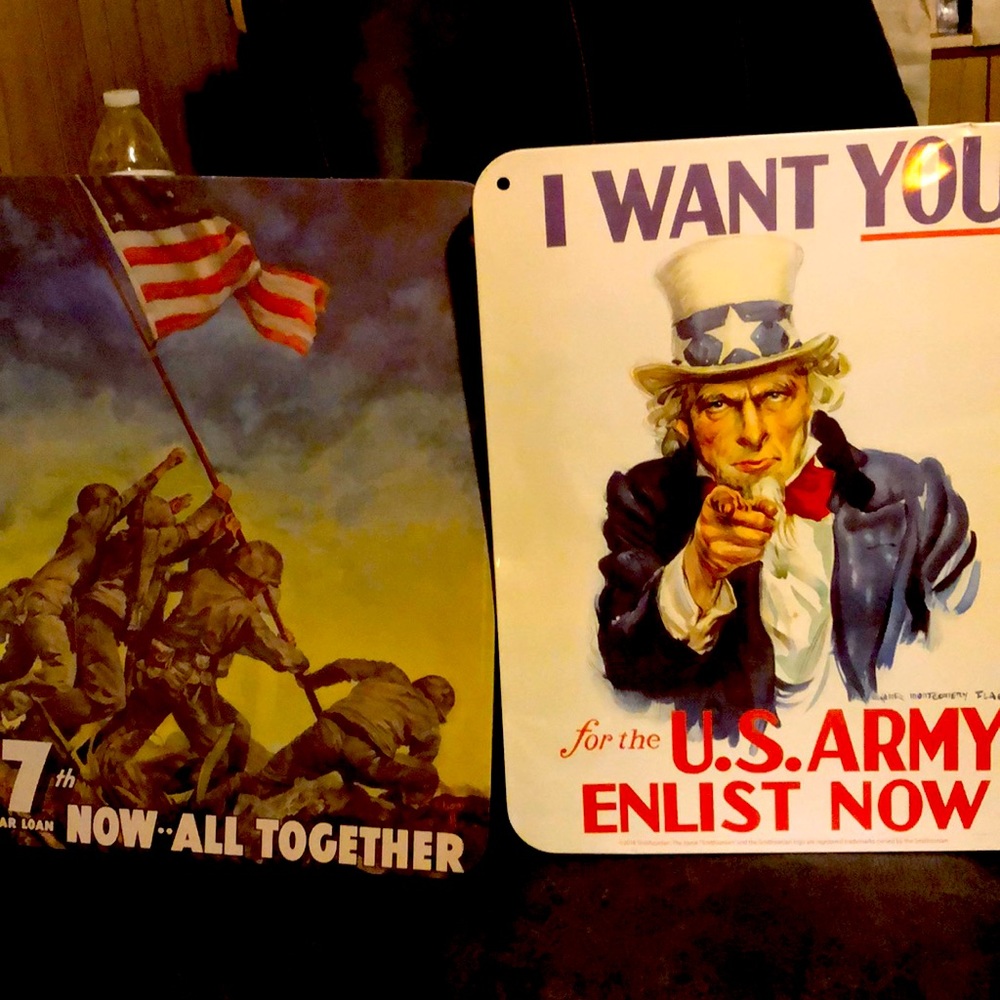Smithsonian Tin signs